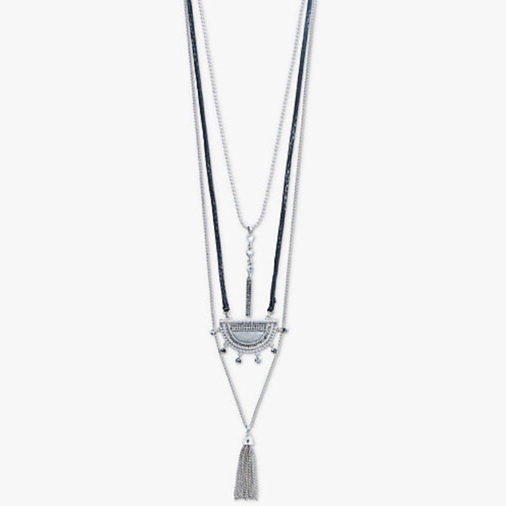 Brand New! lucky Brand 3,2,1 necklace set.